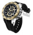 Фото #2 товара Invicta Men's I-Force Analog Display Japanese Quartz Black Watch 51mm Gold