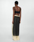 ფოტო #9 პროდუქტის Women's Slit Detail Ramio Pareo Skirt