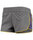 Фото #3 товара Women's Gray, Purple LSU Tigers Pamela Lined Shorts