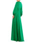 Фото #2 товара Mac Duggal Puff Sleeve Empire Waist Trumpet Gown Women's