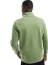 PS Paul Smith zebra icon logo half zip sweatshirt in dark green