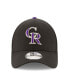 Men's Black Colorado Rockies 2024 MLB World Tour Mexico City Series 39THIRTY Flex Hat