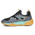 Puma Trinomic Blaze Spxp Lace Up Mens Black, Blue, Orange Sneakers Casual Shoes