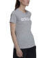 Фото #3 товара Women's Essentials Cotton Linear Logo T-Shirt