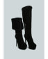 Фото #2 товара SALDANA Womens Convertible Suede Leather High Boots