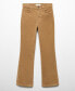Фото #1 товара Women's Flared Cropped Corduroy Jeans