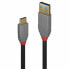 Фото #1 товара Кабель USB A — USB C LINDY 36911 Чёрный Антрацитный