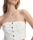 Women's Denim Bustier Top