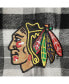 Фото #3 товара Men's Black and Gray Chicago Blackhawks Ease Plaid Button-Up Long Sleeve Shirt