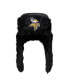ფოტო #3 პროდუქტის Men's Black Minnesota Vikings Trapper Hat