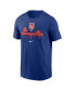 ფოტო #3 პროდუქტის Men's Royal New York Mets Bridge Local Team T-shirt