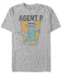 Фото #1 товара Men's Phineas and Ferb Agent P Short Sleeve T-shirt