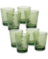 Фото #1 товара Стаканы для вечернего напитка Certified International зеленые алмазы акриловые 8 шт.