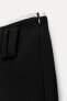 Короткая юбка с контрастными деталями — zw collection ZARA