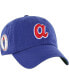 ფოტო #2 პროდუქტის Men's Royal Atlanta Braves Sure Shot Classic Franchise Fitted Hat