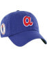 Фото #2 товара Men's Royal Atlanta Braves Sure Shot Classic Franchise Fitted Hat