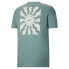 Фото #2 товара Puma Sun Ray Circle Logo Crew Neck Short Sleeve T-Shirt Mens Blue Casual Tops 67