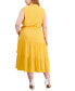 ფოტო #2 პროდუქტის Plus Size Sleeveless Tiered Midi Dress