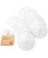 Фото #2 товара Maternity 14pk Organic Nursing Pads Lite, Washable Breast Pads + Wash Bag, Reusable Nipple Pads