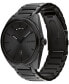 ფოტო #2 პროდუქტის Men's Progress Black Stainless Steel Bracelet Watch 42mm