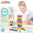 Фото #4 товара WOOMAX Disney Wooden Tower and Domino Building Set 51 Pieces