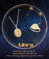 Фото #5 товара Wrapped diamond Libra Constellation 18" Pendant Necklace (1/20 ct. tw) in 10k Yellow Gold, Created for Macy's