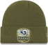 Фото #1 товара New Era Los Angeles Rams Beanie On Field 2019 Salute to Service Knit