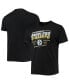 Фото #2 товара Men's Black Pittsburgh Steelers Throwback T-shirt