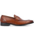 ფოტო #2 პროდუქტის Men's Bishop Wide Width Apron Toe Penny Loafer Shoe