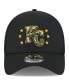 ფოტო #3 პროდუქტის Men's Black Kansas City Royals 2024 Armed Forces Day 39THIRTY Flex Hat