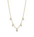 Desideri BEIN015 sparkling gold-plated necklace with zircons