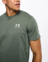 Фото #4 товара Under Armour embossed logo heavyweight t-shirt in green