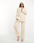 Фото #3 товара 4th & Reckless Tall exclusive blazer with button back detail co-ord in cream