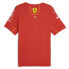 Фото #2 товара Puma Sf Team Logo Crew Neck Short Sleeve T-Shirt Mens Red Casual Tops 76360301