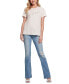 ფოტო #4 პროდუქტის Women's Cotton Lace-Logo Short-Sleeve Easy T-Shirt