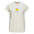 JACK & JONES Astrid Boxy JJXX short sleeve T-shirt Vanilla Ice / Print Yellow Smiley, S - фото #1