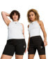 ფოტო #1 პროდუქტის Women's Classic Ribbed Slim Tank