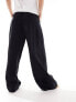 Vero Moda high waisted wide leg trousers in black