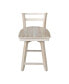 Фото #4 товара Emily Counter Height Stool with Swivel and Auto Return