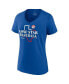 ფოტო #2 პროდუქტის Women's Royal Texas Rangers 2023 World Series Hometown V-Neck T-shirt