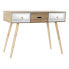 Desk DKD Home Decor White Brown Wood (100 x 50 x 76 cm)