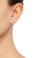 ფოტო #2 პროდუქტის IGI Certified Lab Grown Diamond Princess Stud Earrings (2 ct. t.w.) in 14k White Gold