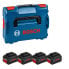 Фото #1 товара Bosch Akku Multiset 4x ProCore 5,5 Ah Akkupack in L-BOXX 136