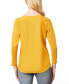 ფოტო #2 პროდუქტის Women's Dolman-Sleeve Buttoned-Sleeve Sweater, Regular & Petites