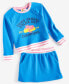 ფოტო #3 პროდუქტის Toddler Girls Polka Dot Champs Top & Skirt, 2 Piece Set, Created for Macy's