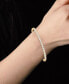 ფოტო #2 პროდუქტის Diamond Mini Halos Bangle Bracelet (1 ct. t.w.) in 14k Gold