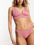 Фото #2 товара Billabong Summer High Tropic high waist bikini bottom in pink