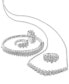 EFFY® Diamond Cluster Hoop Earrings (1 ct. t.w.) in 14k White Gold (Also available in in 14k Two-Tone Gold)