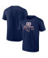 Фото #2 товара Men's Navy New England Patriots Big and Tall Go Pats Statement T-shirt