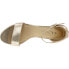 Фото #4 товара CL by Laundry Jody Metallic Wedding Ankle Strap Womens Gold Dress Sandals JODY-
